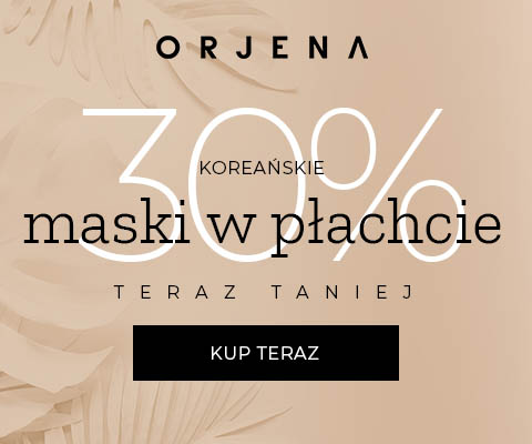Orjena maski w płachcie -30% 