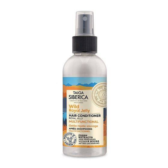 Multifunkcyjna Odżywka do Włosów w Sprayu z Mleczkiem Pszczelim - Bez Spłukiwania, Taiga Siberica, 170 ml