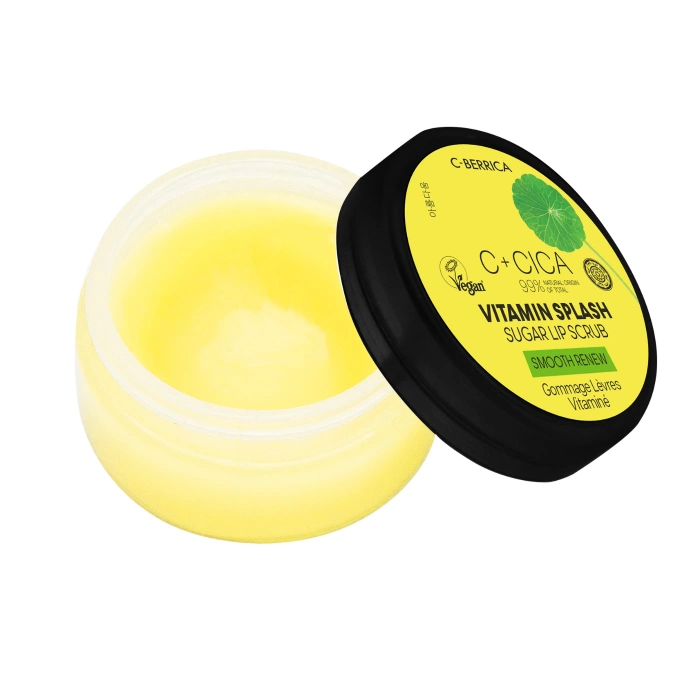Peeling do ust cukrowy Vitamin Splash wygładzający, Cica C-Berrica, Natura Siberica, 10 ml