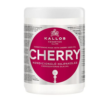 Maska do Włosów Zniszczonych Czereśniowa, Kallos, 1000ml