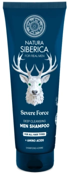 Szampon głęboko oczyszczający, Men Arctic Wild, Natura Siberica, 200 ml