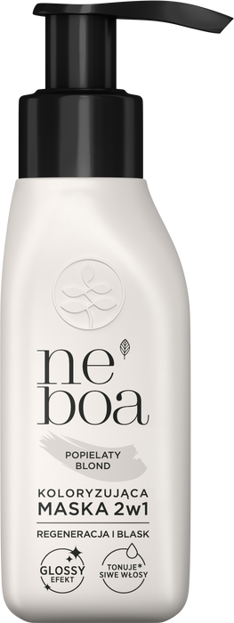 Maska koloryzująca 2w1 popielaty blond, Neboa, 100 ml