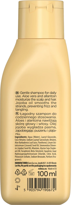 Mini Szampon do włosów delikatnie oczyszczający, Kids, Neboa, 100 ml