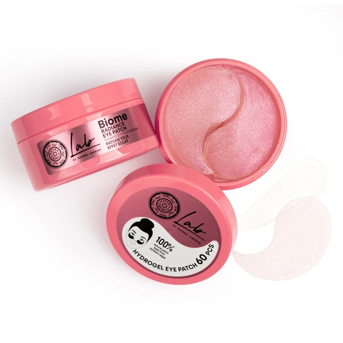 Płatki pod oczy rozświetlające, Lab Biome, Natura Siberica, 60 szt.