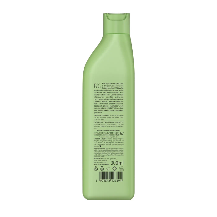 Odżywka do włosów przetłuszczających się balansująca, Detox & Hydration, Neboa, 300 ml