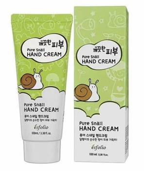 Nawilżający krem do rąk z filtratem ze śluzu ślimaka, Esfolio, 100 ml