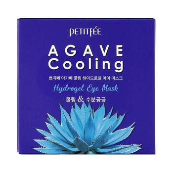 Nawilżająco-odświeżające hydrożelowe płatki pod oczy z ekstraktem z agawy i jagód , Petitfee, 60 szt.