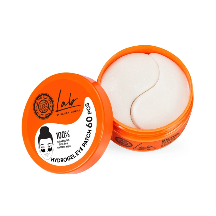 Płatki pod oczy odświeżająco - wygładzające, Lab Biome, Natura Siberica, 60 szt.