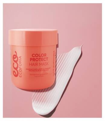 Rozświetlająca Maska do włosów Chroniąca Kolor, Ecoforia, 200 ml