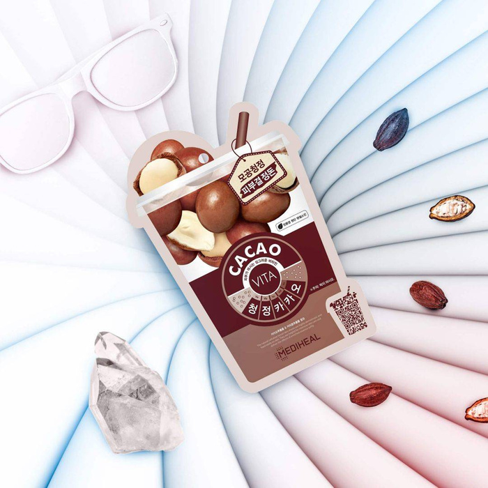 Oczyszczająca maska w płachcie Cacao , Mediheal, 20 ml