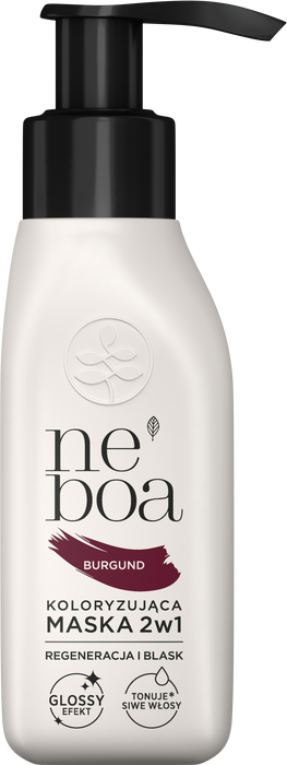 Maska koloryzująca 2w1 burgund, Neboa, 100 ml