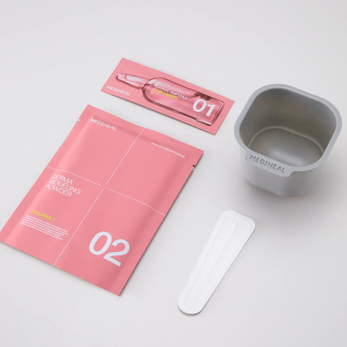 Maska algowa do twarzy z serum, ujędrniająca, Derma Modeling Collagen, Mediheal, 28 g + 2 ml