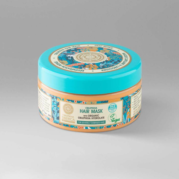 Rokitnikowa Maska Do Włosów Osłabionych i Zniszczonych, Oblepikha Professional, Natura Siberica, 300ml