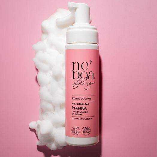 Pianka do stylizacji włosów Extra Volume, Neboa, 200 ml