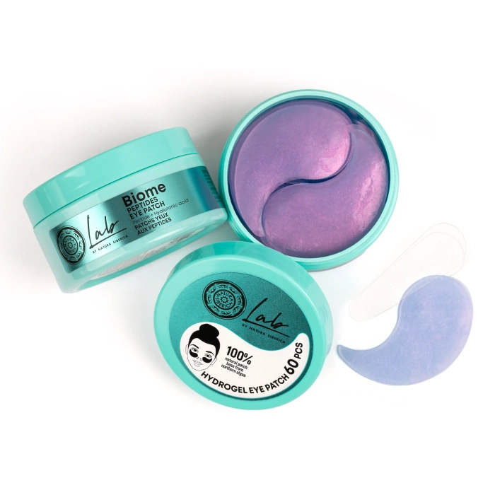Płatki pod oczy przeciwzmarszczkowe, Lab Biome, Natura Siberica, 60 szt.