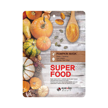 Uelastyczniająca i rozjaśniająca maska w płachcie z ekstraktem z dyni, Eyenlip 23 ml