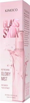Mgiełka do twarzy, rozświetlająco-odświeżająca, Kimoco Glass Skin, 150ml