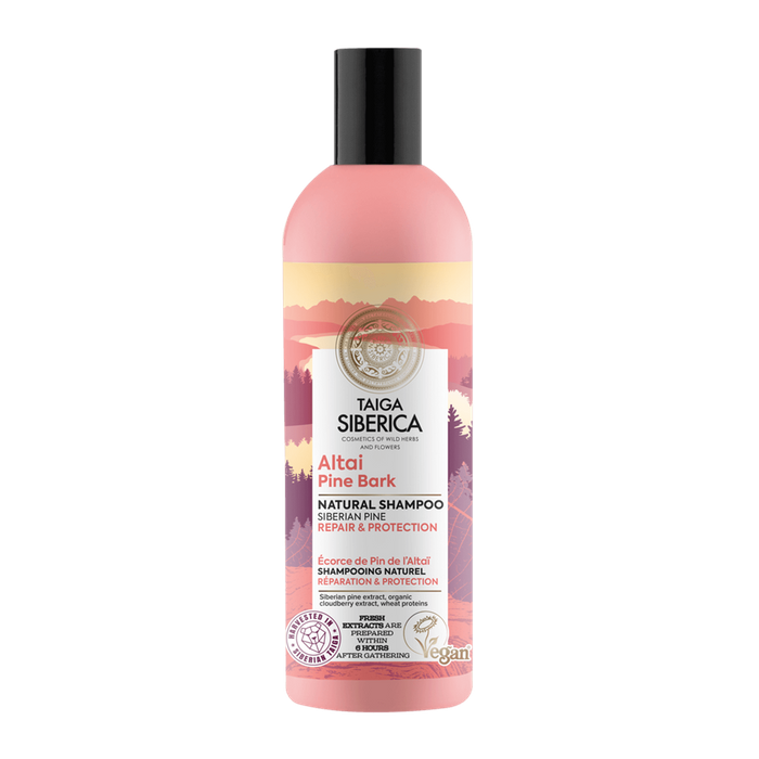 Szampon do włosów z ałtajską sosną Odbudowa i ochrona, Taiga Siberica, Natura Siberica, 270 ml