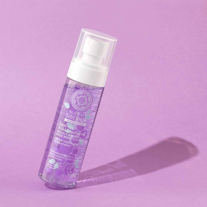 Nawilżający Tonik - Mgiełka do Twarzy, Blueberry Siberica, 100 ml