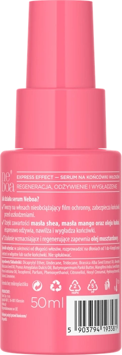Naturalne serum na końcówki włosów, Neboa, 50 ml