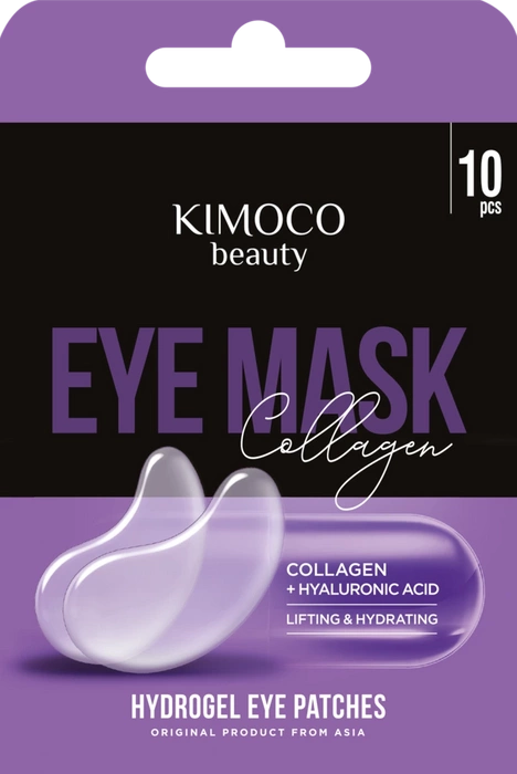 Hydrożelowe płatki pod oczy liftingująco – nawilżające, Kimoco Beauty, 10szt.