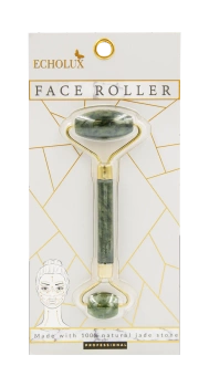 Roller do masażu twarzy zielonego jadeitu, Echolux, 1szt.