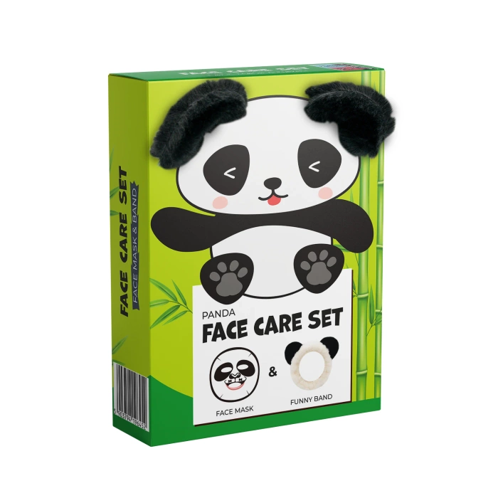 Zestaw Maska w płachcie ujędrniająca Panda + Opaska Panda, Mond'Sub, 24 ml