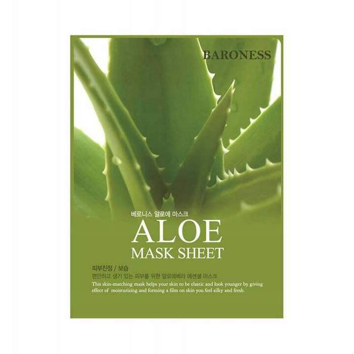 Beauty Box zestaw maseczek w płachcie z opaską kosmetyczną, Baroness, 21 g + 21 g