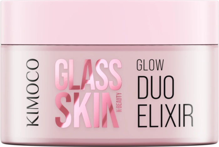 Krem-serum do twarzy rozświetlająco-nawilżający, Glass Skin, Kimoco, 100 g