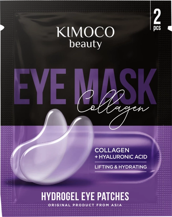 Hydrożelowe płatki pod oczy liftingująco – nawilżające, Kimoco Beauty, 10szt.