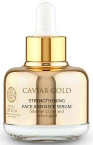 Wzmacniające Serum do Twarzy, Szyi i Dekoltu, Caviar Gold, Natura Siberica, 30ml