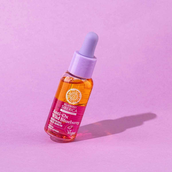 Regenerujące Serum do Twarzy Wild Blueberry, Natura Siberica, 30 ml