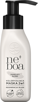 Maska koloryzująca 2w1 popielaty blond, Neboa, 100 ml