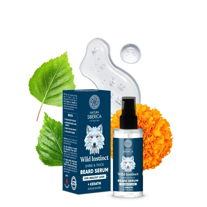 Odżywcze serum do brody dla mężczyzn, Men Arctic Wild, Natura Siberica, 50 ml