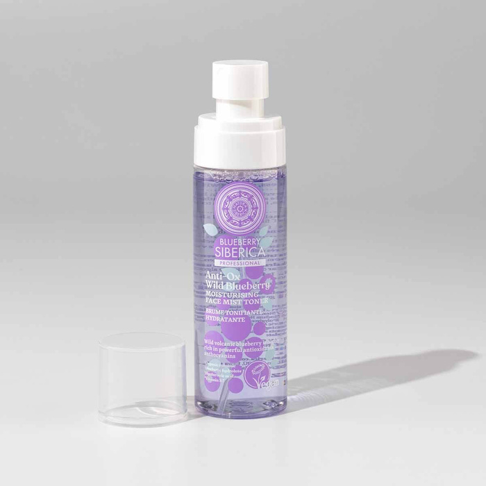 Nawilżający Tonik - Mgiełka do Twarzy, Blueberry Siberica, 100 ml