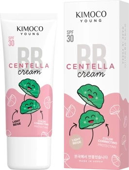 Krem do twarzy BB Centella, Light Beige, jasny beż SPF30,  Kimoco Young, 40 ml