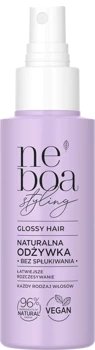 Odżywka w sprayu do każdego rodzaju włosów Glossy Hair, Neboa, 100 ml