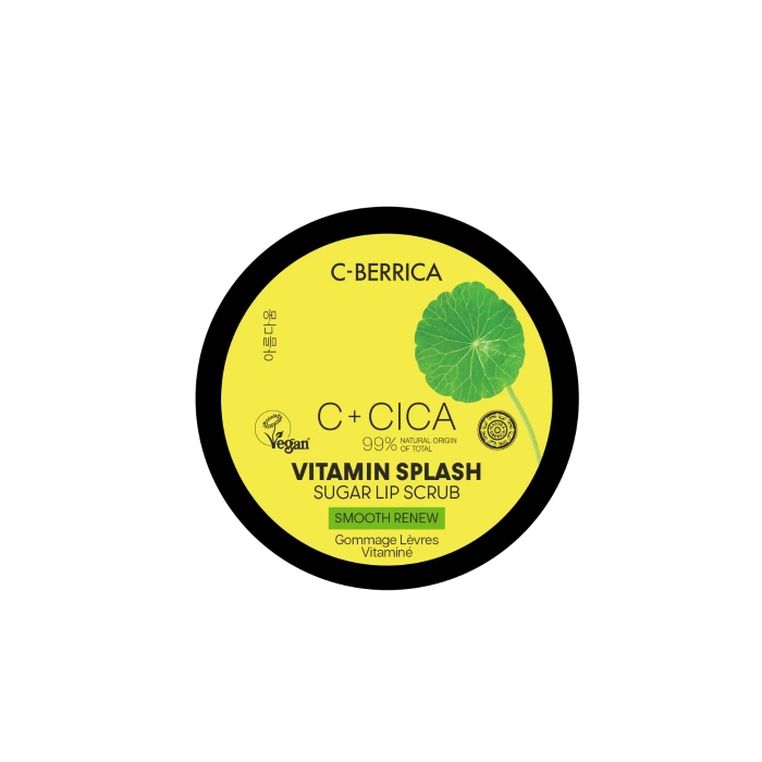 Peeling do ust cukrowy Vitamin Splash wygładzający, Cica C-Berrica, Natura Siberica, 10 ml