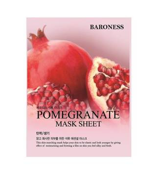 Maska w płachcie z ekstraktem z granatu, Baroness, 21 g