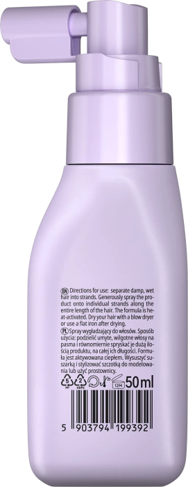 Mini Spray do włosów wygładzający, Glossy Hair, Neboa, 50 ml