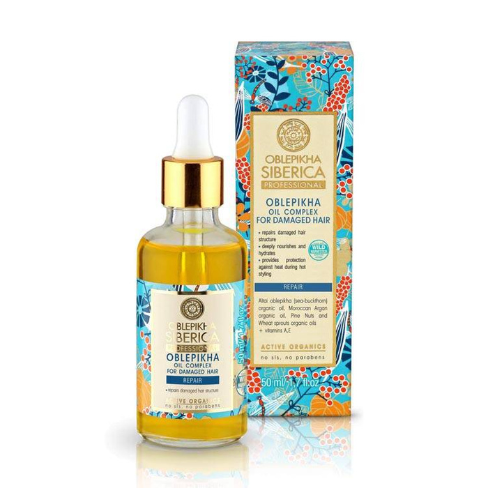 Rokitnikowy Olejek Do Włosów Osłabionych i Zniszczonych, Oblepikha Professional, Natura Siberica 50ml