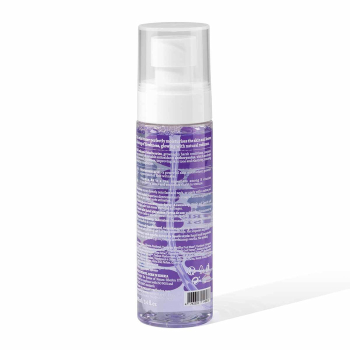Nawilżający Tonik - Mgiełka do Twarzy, Blueberry Siberica, 100 ml
