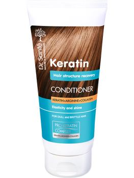 Odżywka do włosów matowych i łamliwych Keratyna, Dr. Sante, 200 ml
