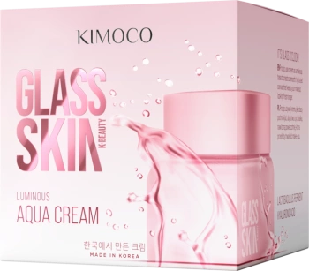 Krem multifunkcyjny do twarzy, rozświetlająco-odżywczy, Kimoco Glass Skin, 50ml