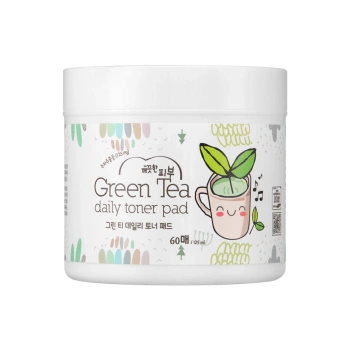 Płatki tonizujące z zieloną herbatą, Esfolio, 60 szt