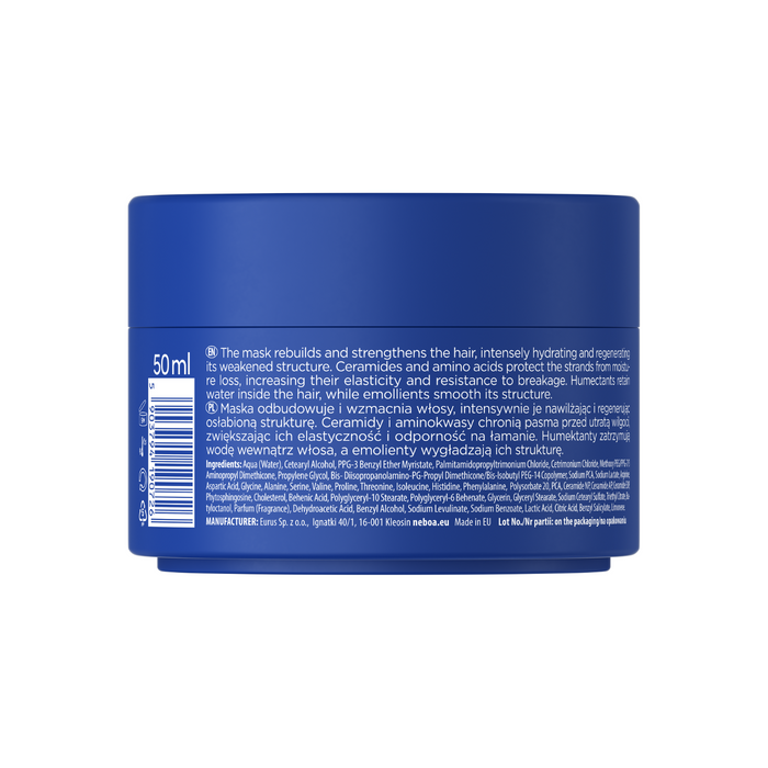 Mini Maska do włosów odbudowująca, Overnight Hair Care, Neboa, 50ml