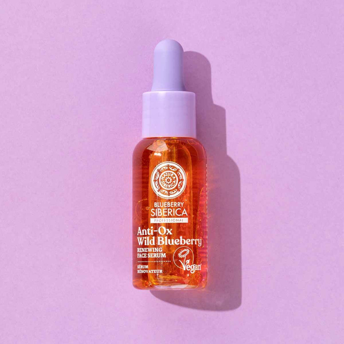 Regenerujące Serum do Twarzy Wild Blueberry, Natura Siberica, 30 ml