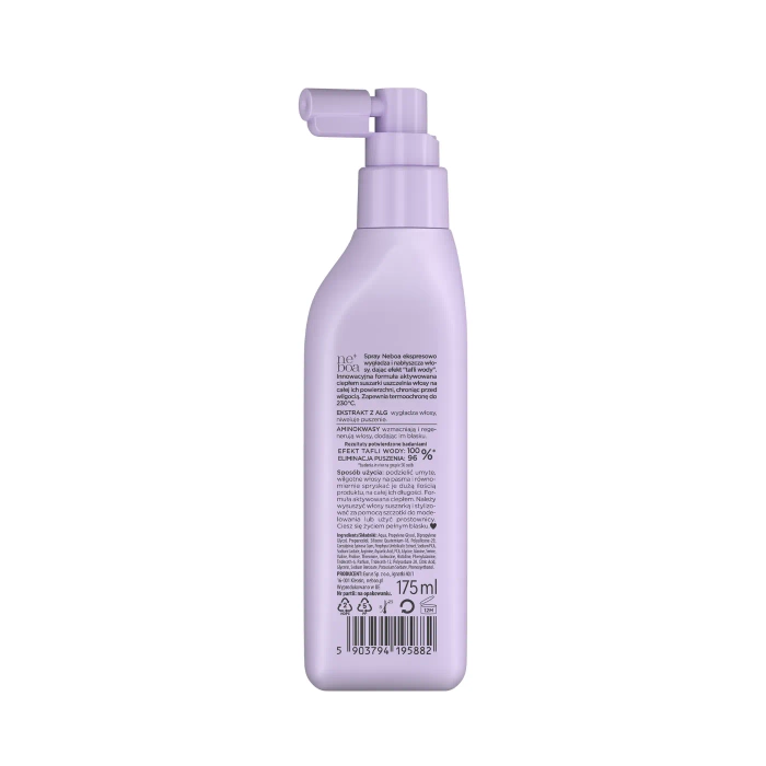 Spray do włosów wygładzający, Glossy Hair, Neboa, 175 ml