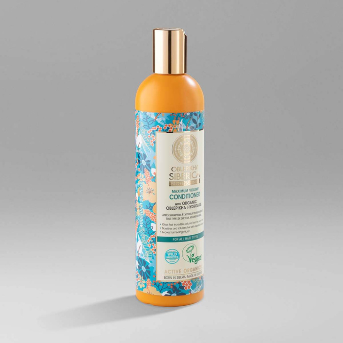 Odżywka Rokitnikowa Maksymalna Objętość Do Każdego Rodzaju Włosów, Oblepikha Professional, Natura Siberica, 400ml