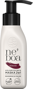 Maska koloryzująca 2w1 burgund, Neboa, 100 ml